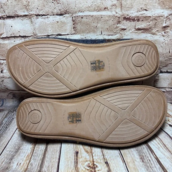 Taos Woolderness 2 EUR 40 US 9 -9.5 Navy Boiled Wool Cork Slip On Clog Slipper - Picture 9 of 12